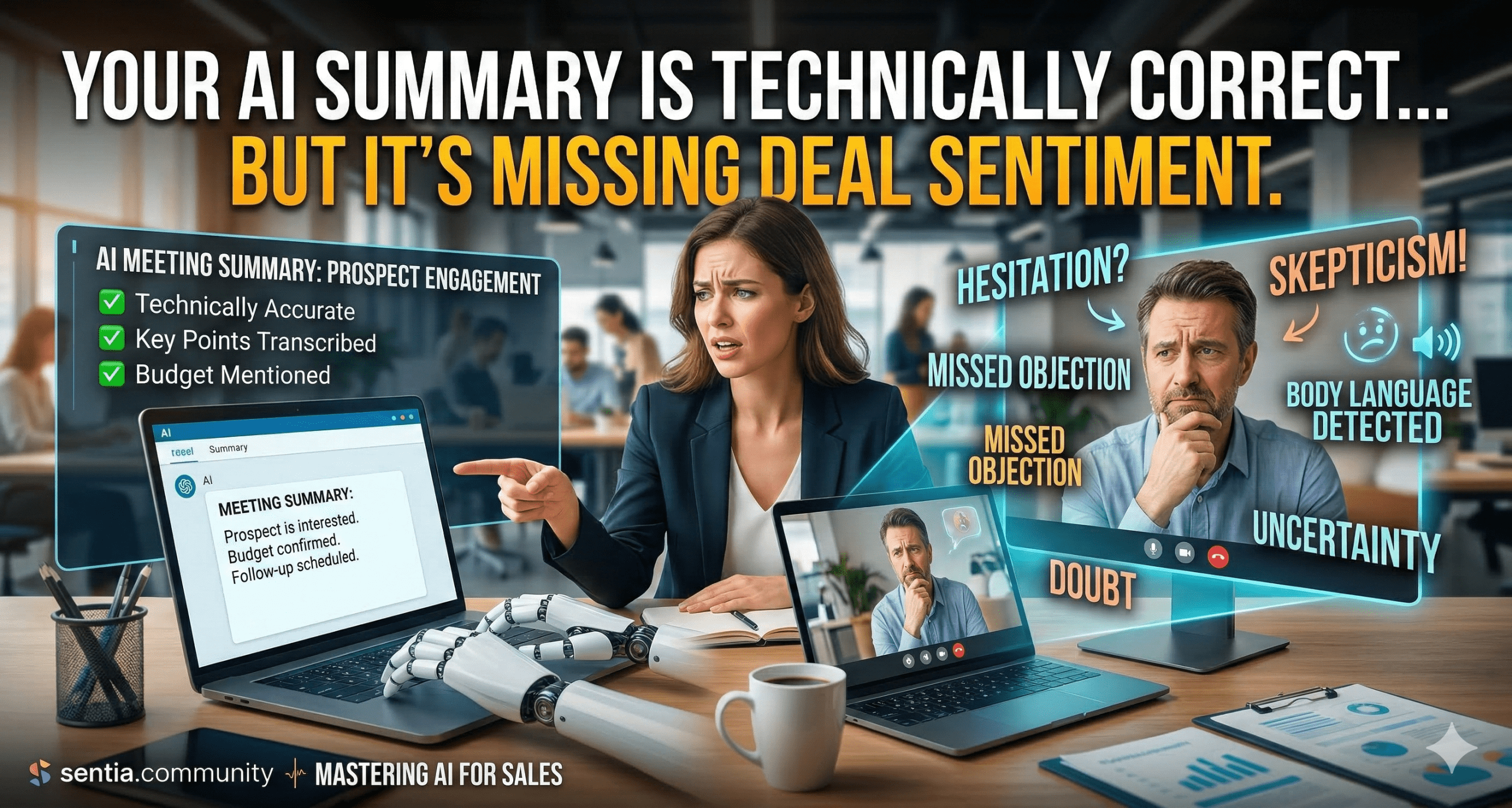 Your AI Summary is Technically Correct, but it’s Missing Deal Sentiment