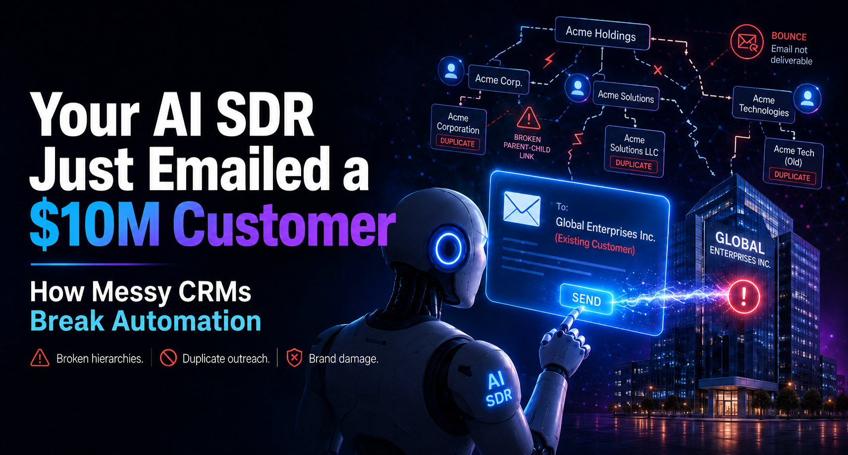 Why Your New AI SDR Just Emailed Your $10M Enterprise Customer