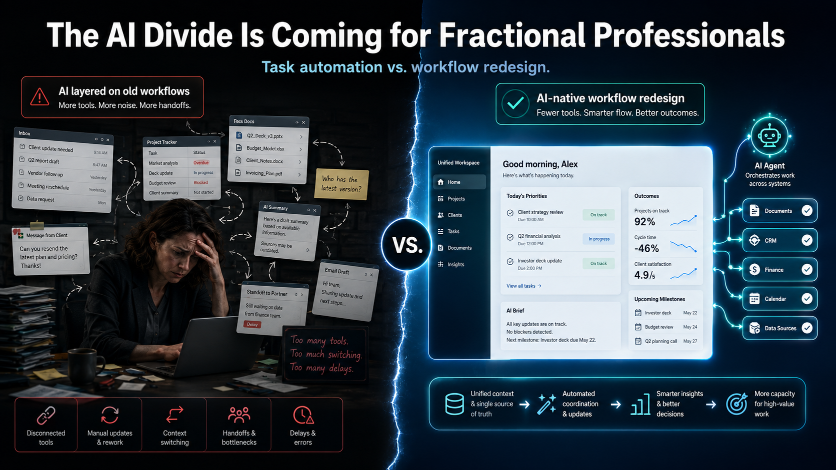 The AI Divide Is Coming for Fractional Professionals